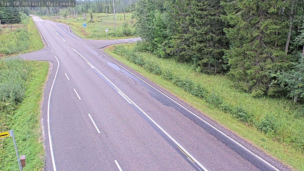 Weather Camera Image Väg 18 Etseri, Myllymäki, Ähtäri, Etelä-Pohjanmaa