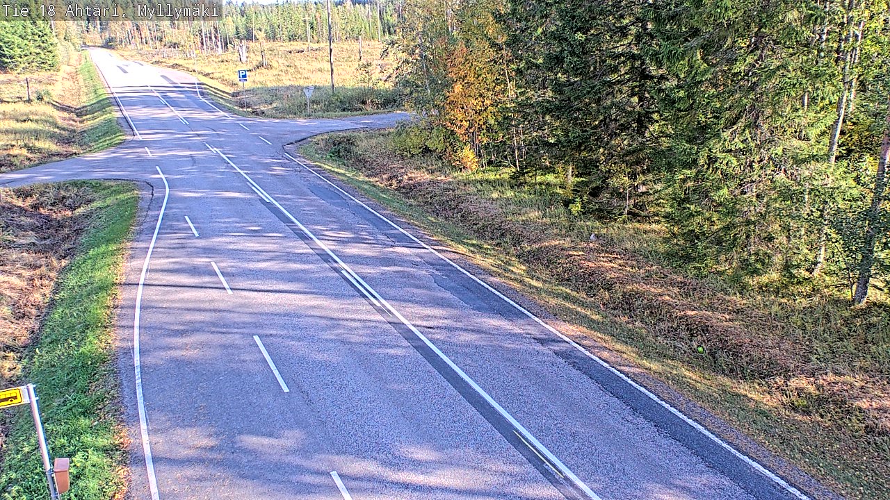 Weather Camera Image Road 18 Ähtäri, Myllymäki, Ähtäri, Etelä-Pohjanmaa
