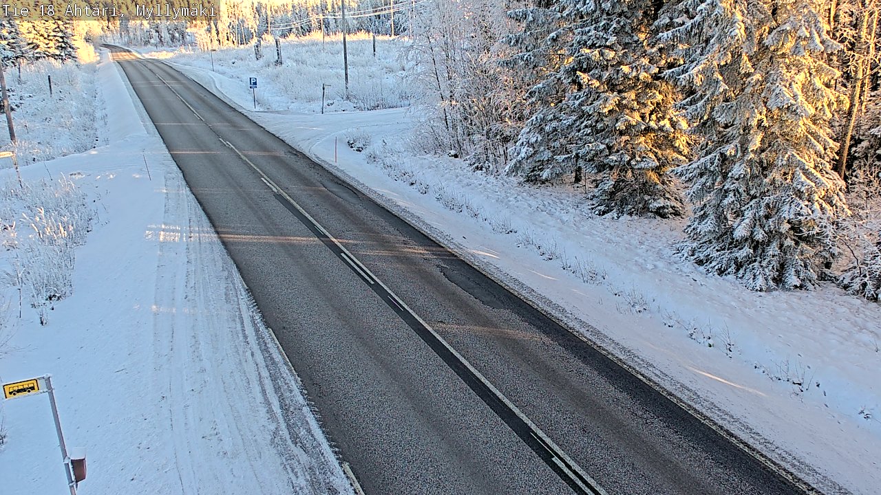 Weather Camera Image Road 18 Ähtäri, Myllymäki, Ähtäri, Etelä-Pohjanmaa