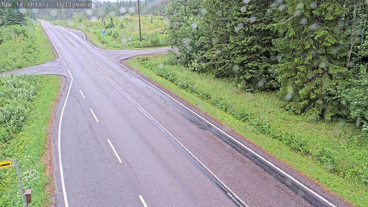 Weather Camera Image Väg 18 Etseri, Myllymäki, Ähtäri, Etelä-Pohjanmaa