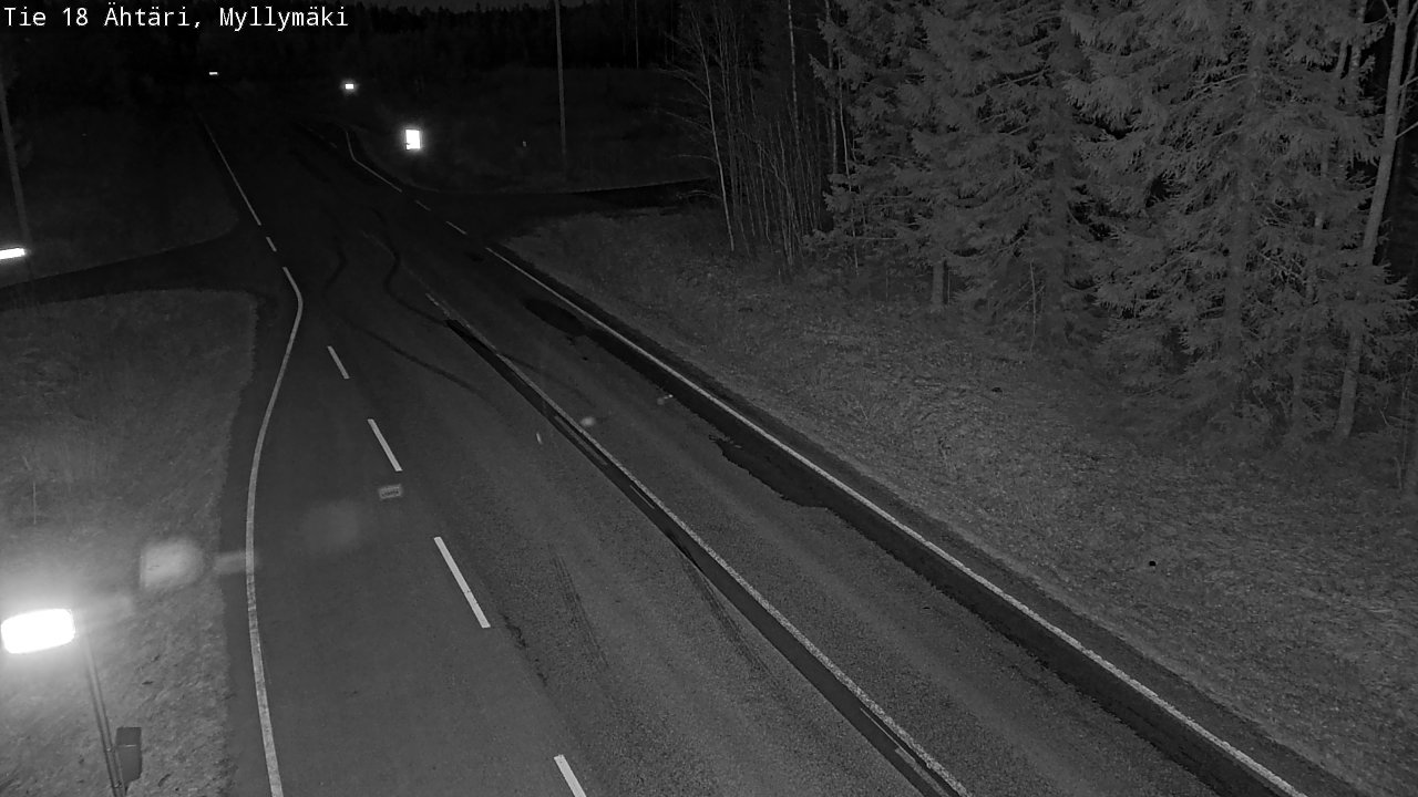 Weather Camera Image Road 18 Ähtäri, Myllymäki, Ähtäri, Etelä-Pohjanmaa