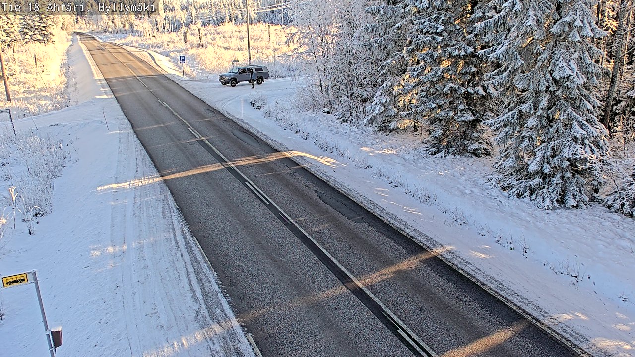 Weather Camera Image Road 18 Ähtäri, Myllymäki, Ähtäri, Etelä-Pohjanmaa