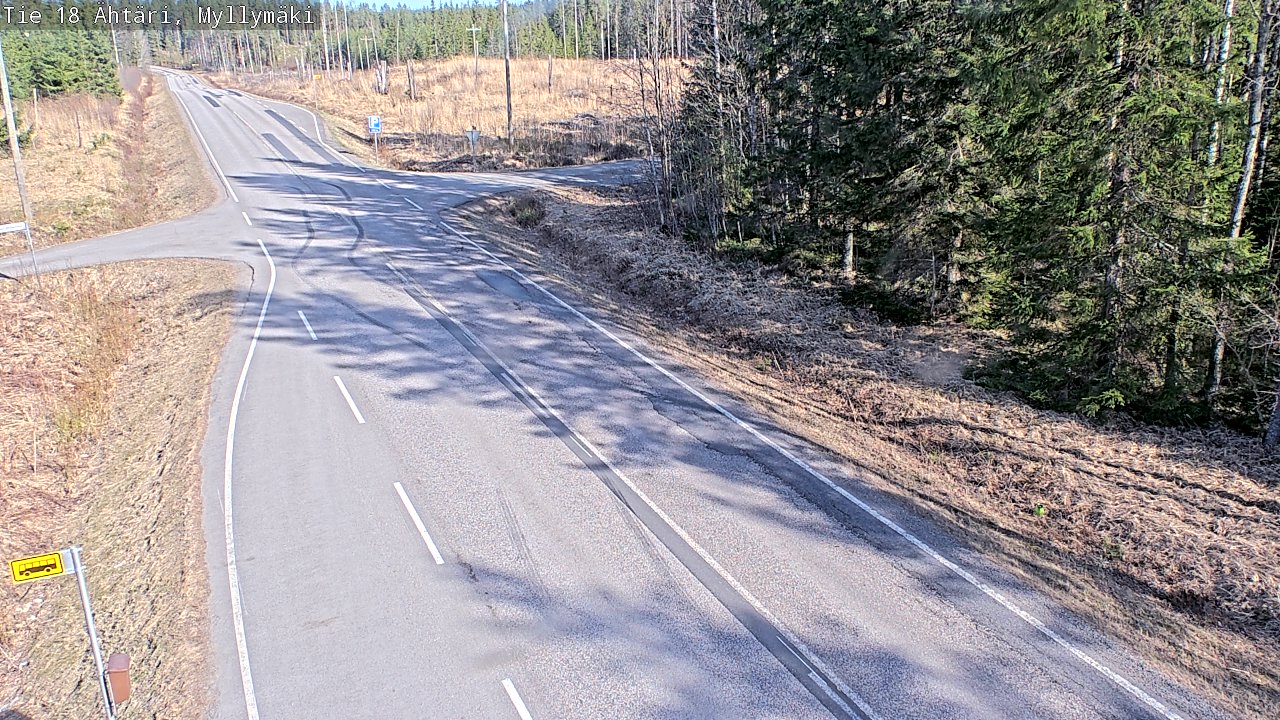 Weather Camera Image Road 18 Ähtäri, Myllymäki, Ähtäri, Etelä-Pohjanmaa