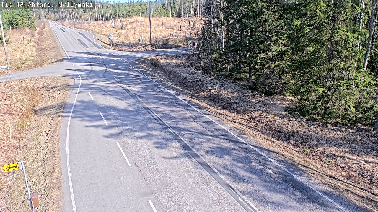 Weather Camera Image Road 18 Ähtäri, Myllymäki, Ähtäri, Etelä-Pohjanmaa