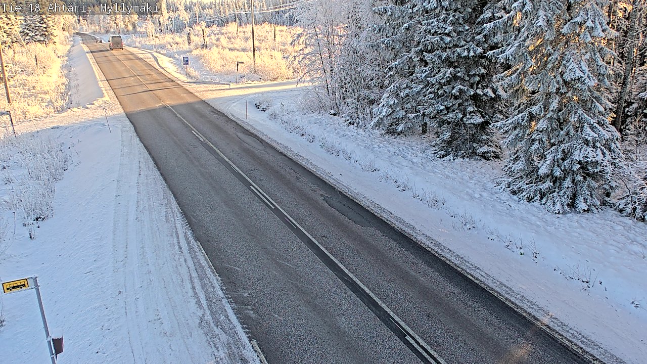 Weather Camera Image Road 18 Ähtäri, Myllymäki, Ähtäri, Etelä-Pohjanmaa