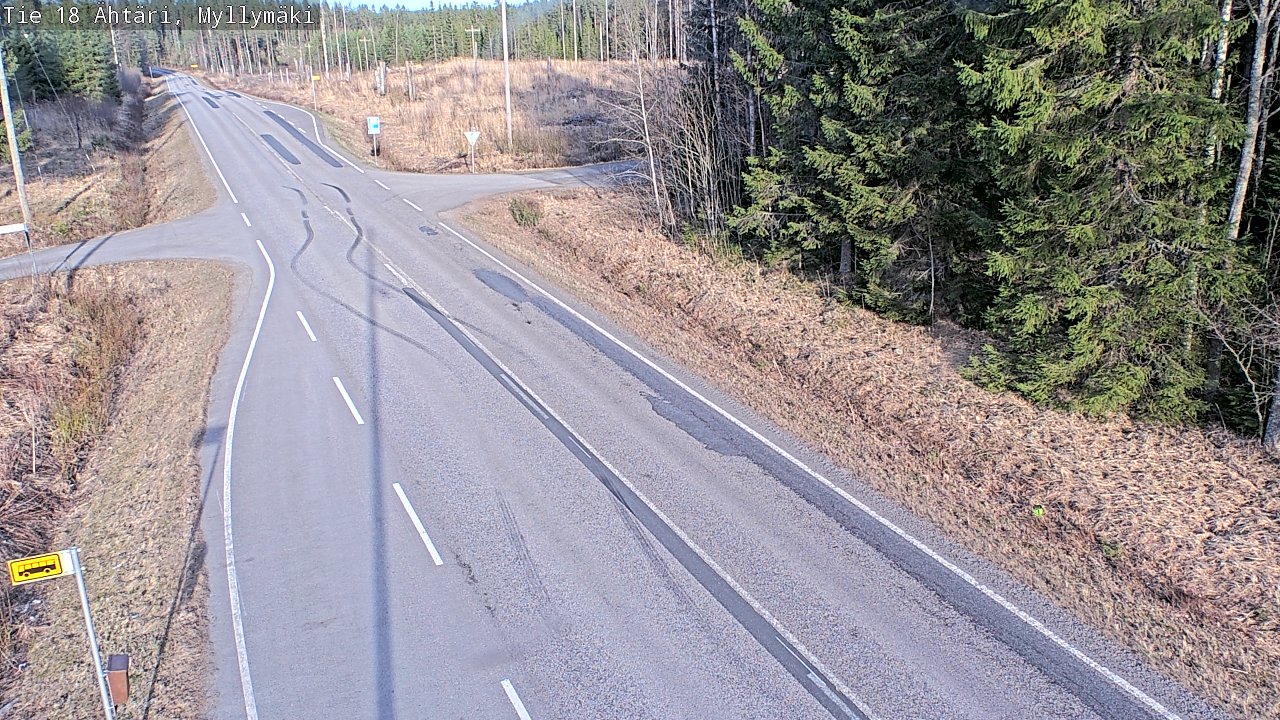 Weather Camera Image Road 18 Ähtäri, Myllymäki, Ähtäri, Etelä-Pohjanmaa