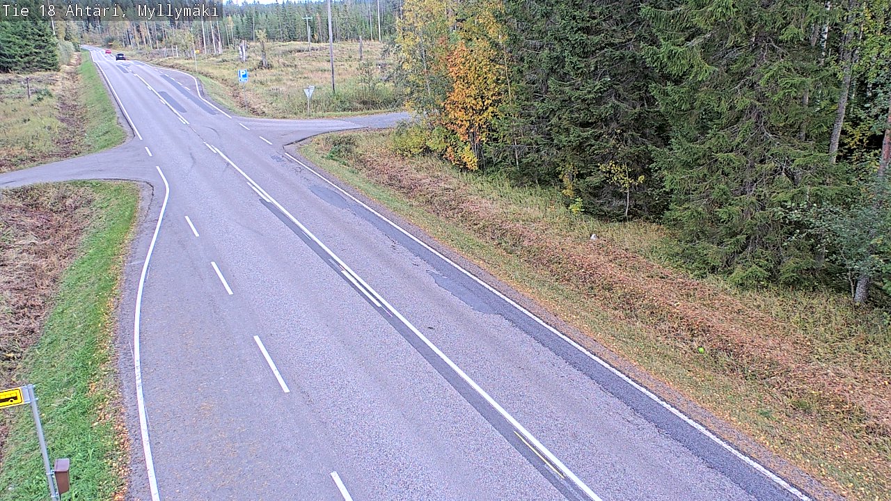 Weather Camera Image Väg 18 Etseri, Myllymäki, Ähtäri, Etelä-Pohjanmaa