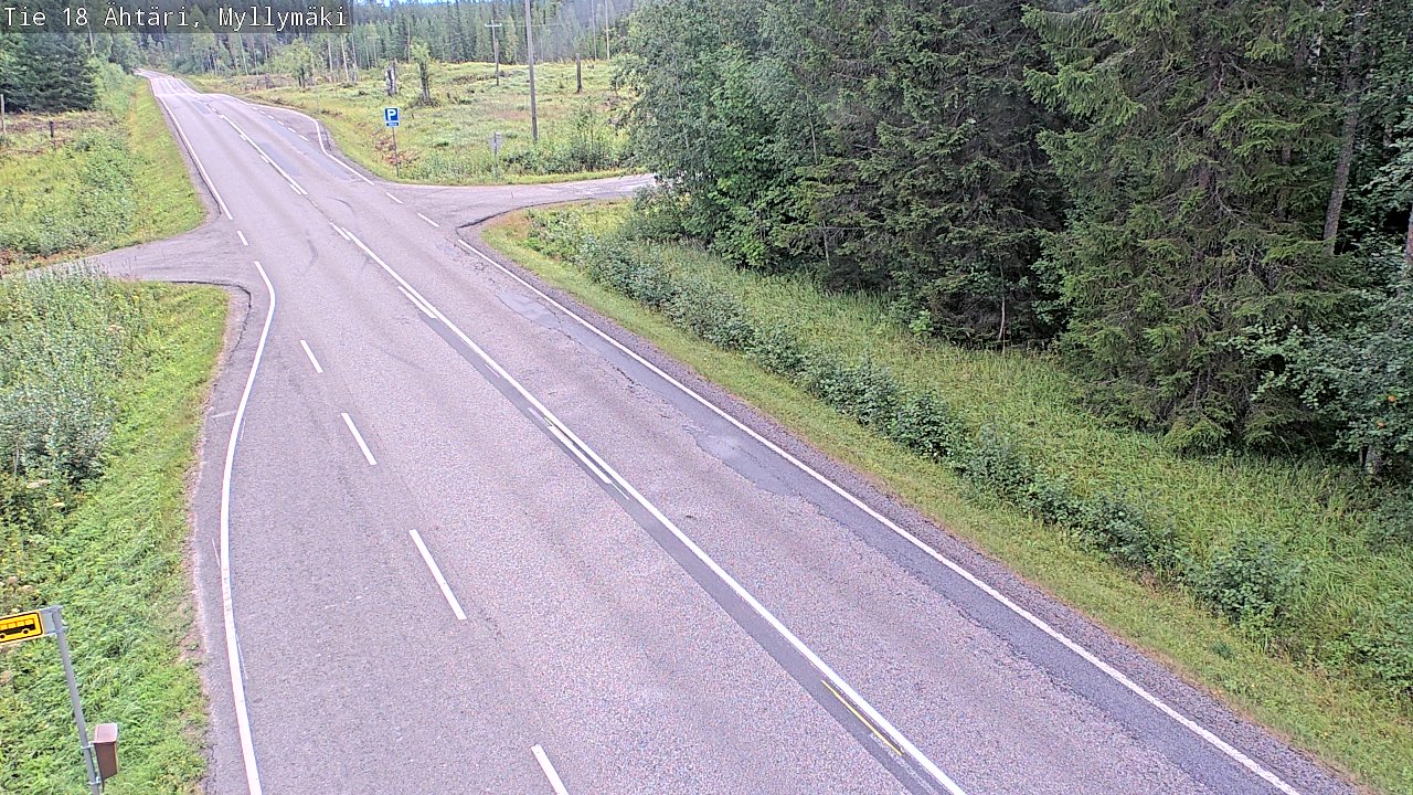 Weather Camera Image Road 18 Ähtäri, Myllymäki, Ähtäri, Etelä-Pohjanmaa