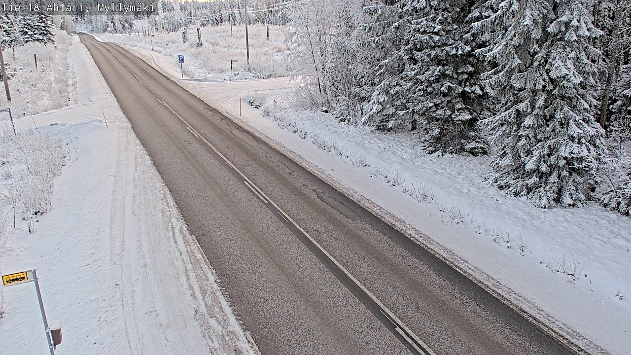 Weather Camera Image Road 18 Ähtäri, Myllymäki, Ähtäri, Etelä-Pohjanmaa