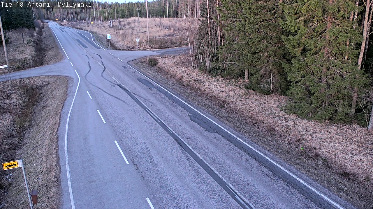 Weather Camera Image Road 18 Ähtäri, Myllymäki, Ähtäri, Etelä-Pohjanmaa