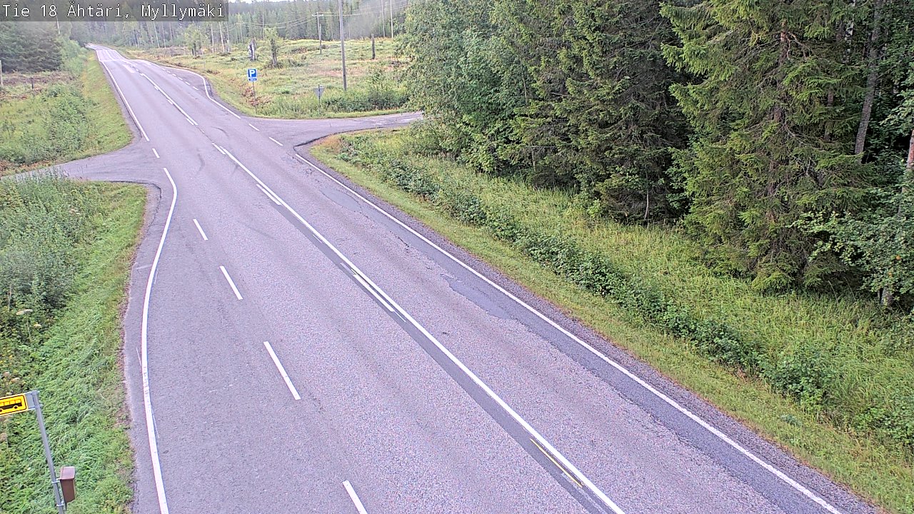 Weather Camera Image Road 18 Ähtäri, Myllymäki, Ähtäri, Etelä-Pohjanmaa