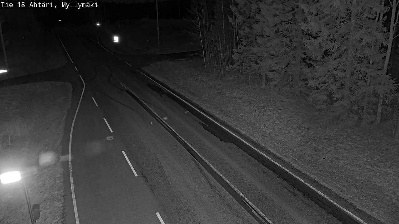 Weather Camera Image Road 18 Ähtäri, Myllymäki, Ähtäri, Etelä-Pohjanmaa