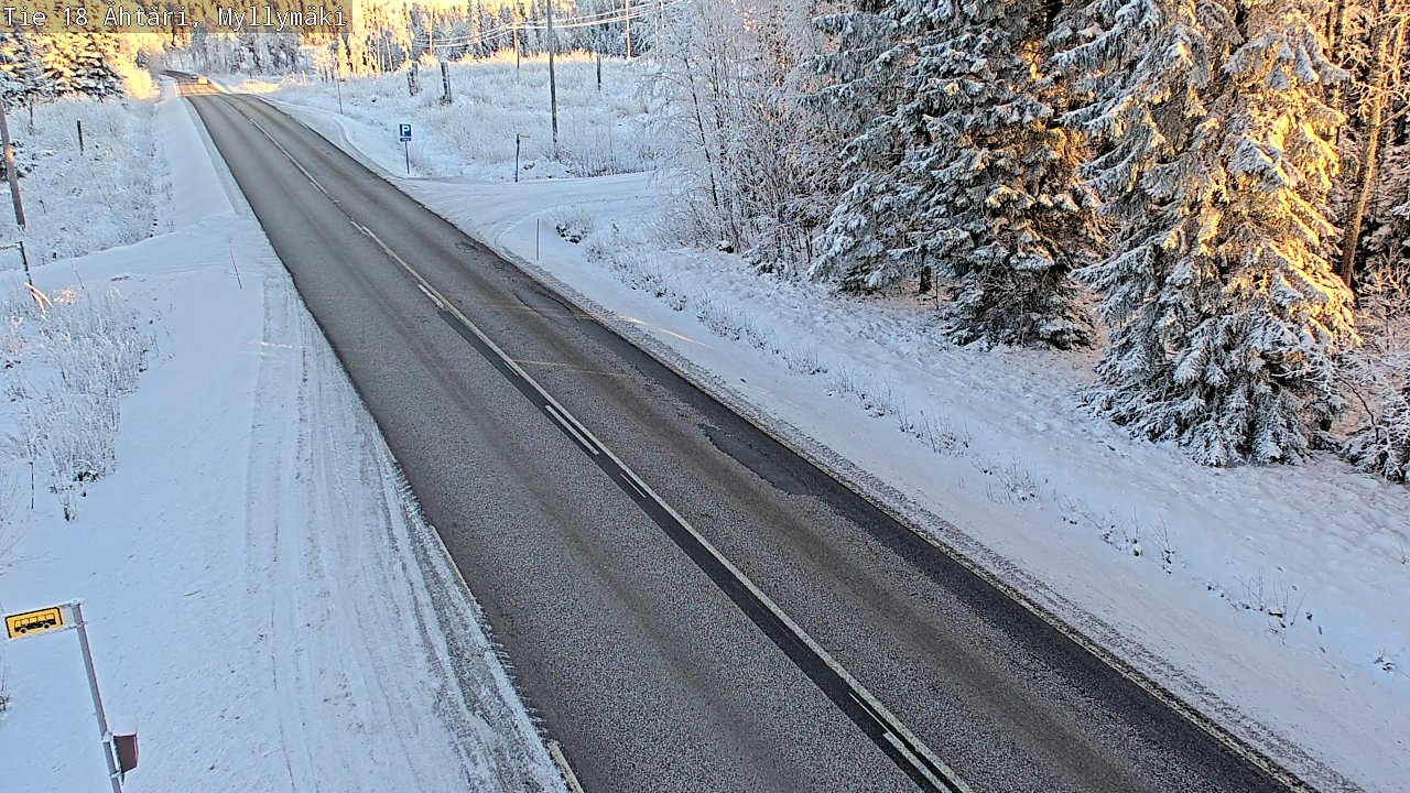 Weather Camera Image Road 18 Ähtäri, Myllymäki, Ähtäri, Etelä-Pohjanmaa
