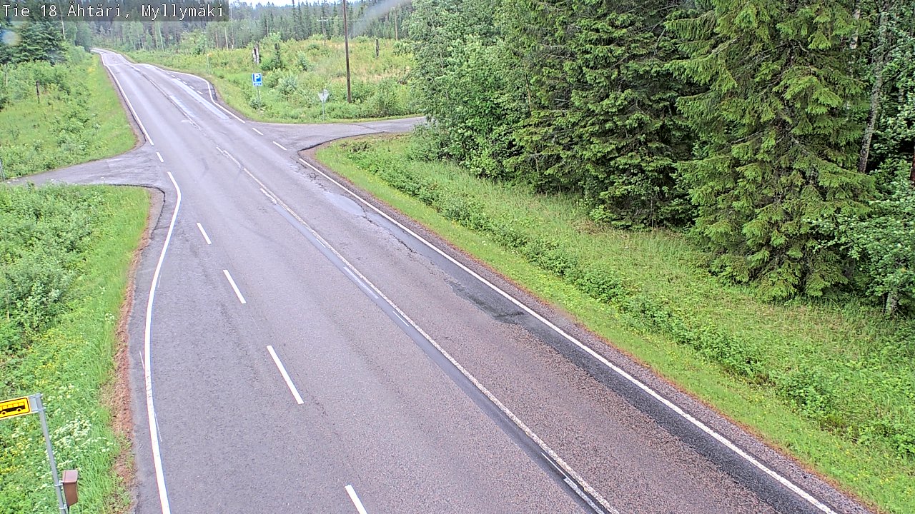 Weather Camera Image Väg 18 Etseri, Myllymäki, Ähtäri, Etelä-Pohjanmaa