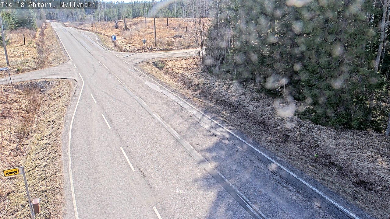 Weather Camera Image Road 18 Ähtäri, Myllymäki, Ähtäri, Etelä-Pohjanmaa