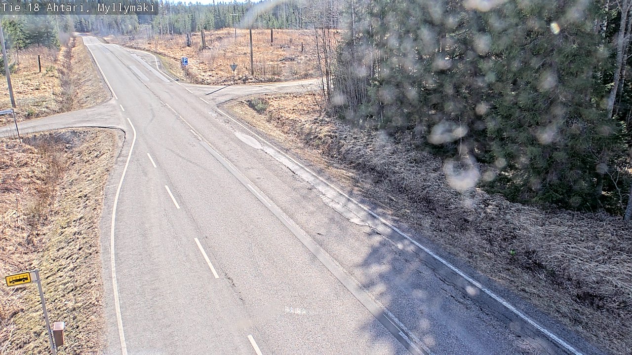 Weather Camera Image Road 18 Ähtäri, Myllymäki, Ähtäri, Etelä-Pohjanmaa