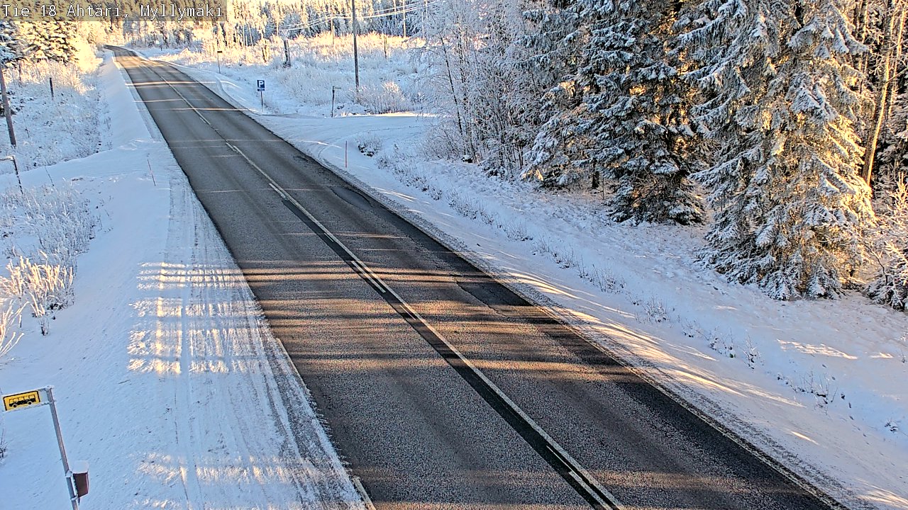 Weather Camera Image Road 18 Ähtäri, Myllymäki, Ähtäri, Etelä-Pohjanmaa