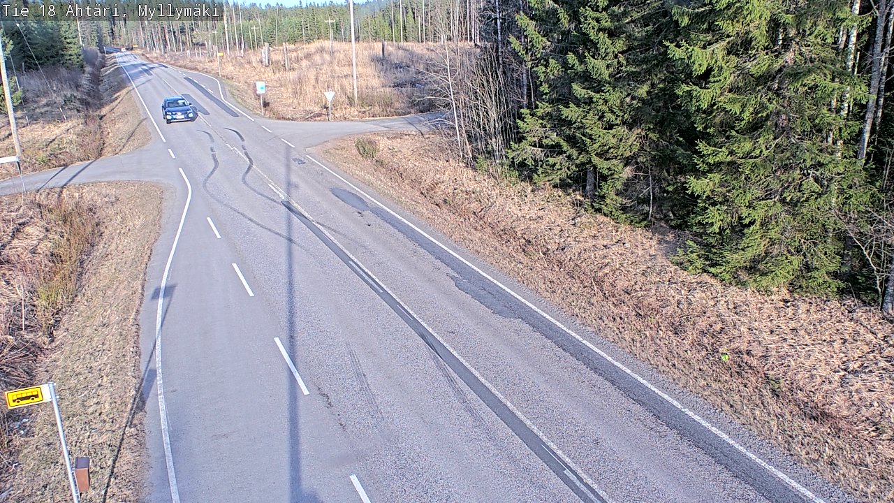 Weather Camera Image Road 18 Ähtäri, Myllymäki, Ähtäri, Etelä-Pohjanmaa