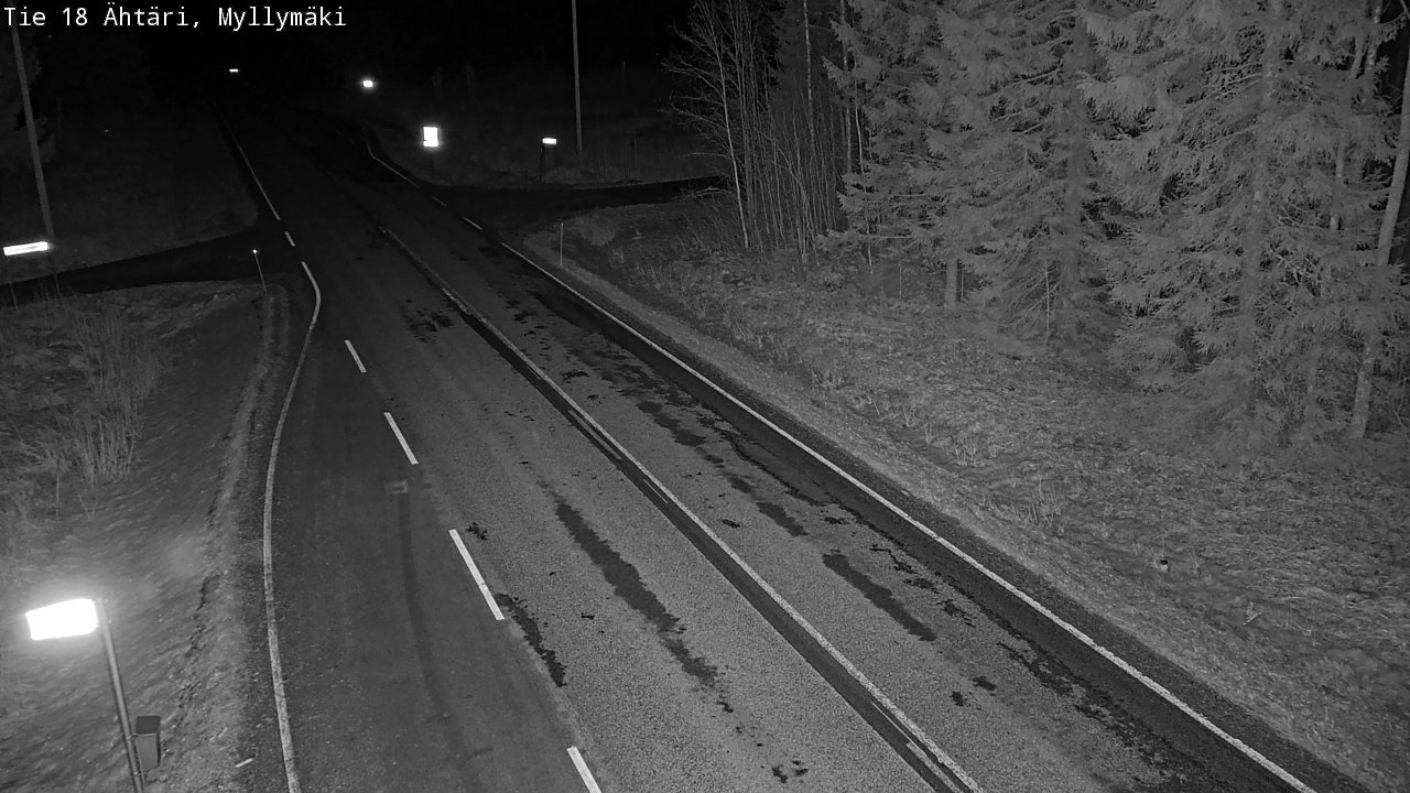Weather Camera Image Road 18 Ähtäri, Myllymäki, Ähtäri, Etelä-Pohjanmaa