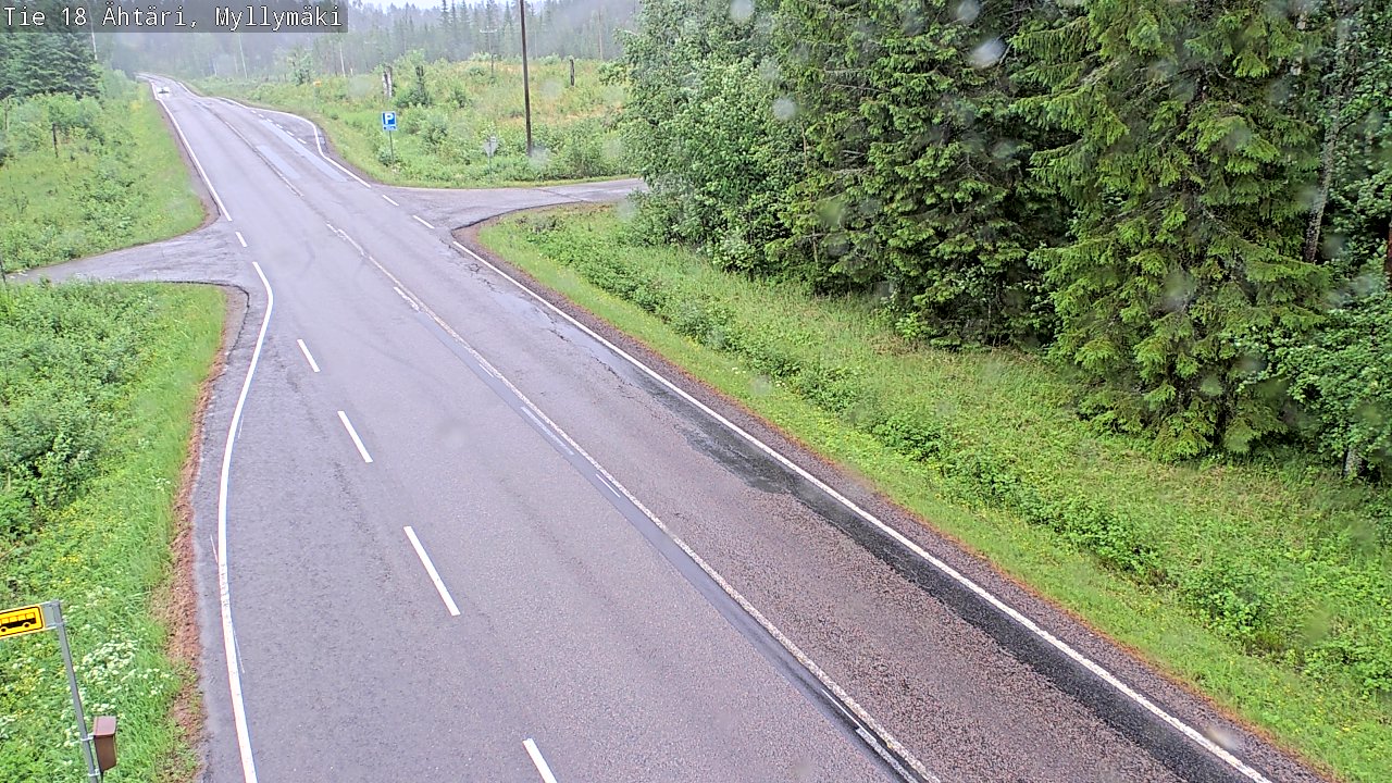 Weather Camera Image Väg 18 Etseri, Myllymäki, Ähtäri, Etelä-Pohjanmaa