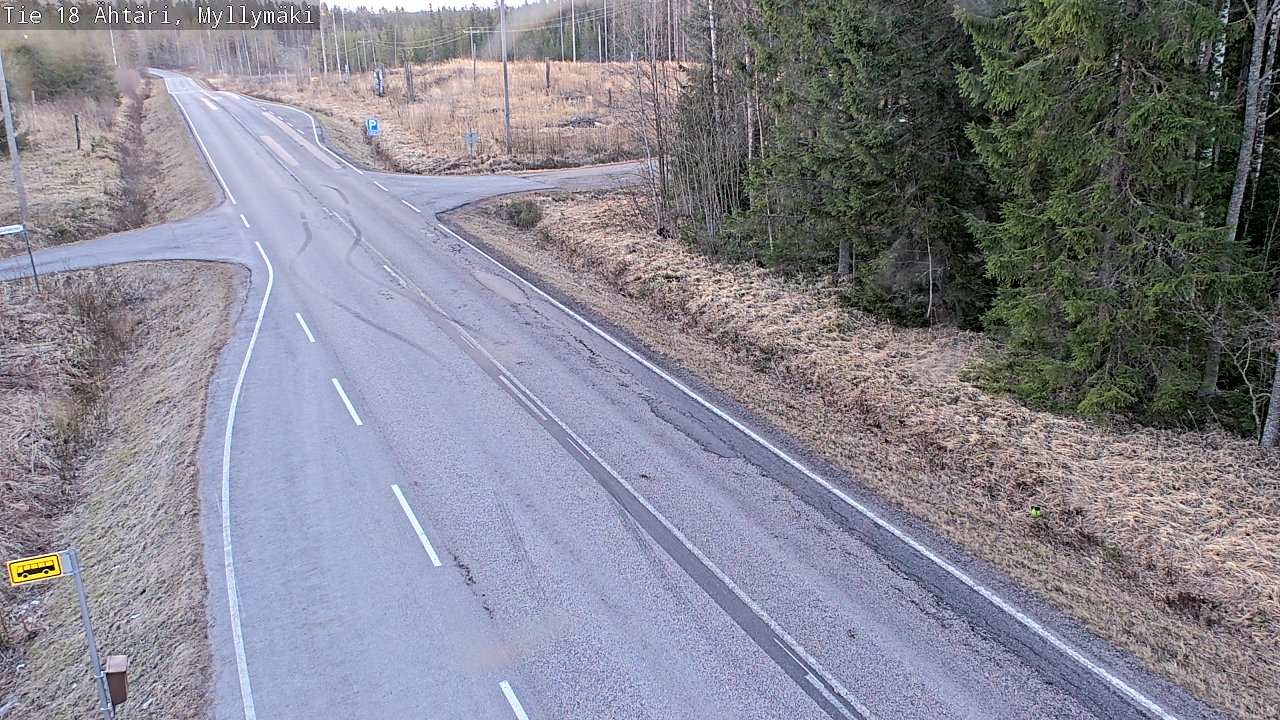 Weather Camera Image Väg 18 Etseri, Myllymäki, Ähtäri, Etelä-Pohjanmaa