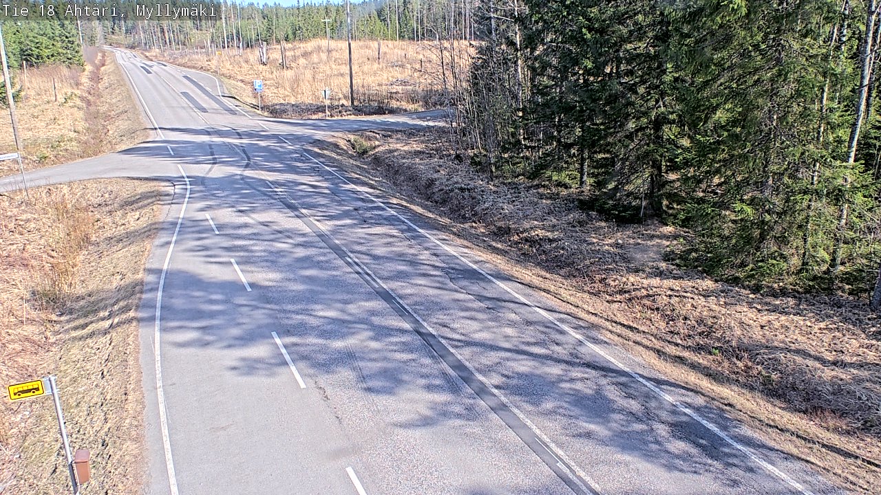 Weather Camera Image Road 18 Ähtäri, Myllymäki, Ähtäri, Etelä-Pohjanmaa