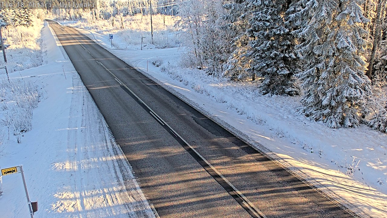 Weather Camera Image Road 18 Ähtäri, Myllymäki, Ähtäri, Etelä-Pohjanmaa