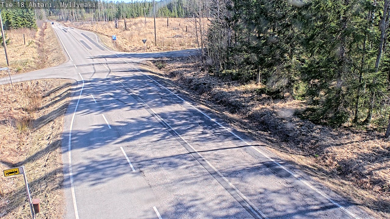 Weather Camera Image Road 18 Ähtäri, Myllymäki, Ähtäri, Etelä-Pohjanmaa