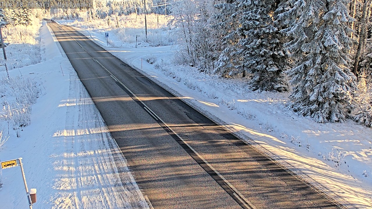 Weather Camera Image Road 18 Ähtäri, Myllymäki, Ähtäri, Etelä-Pohjanmaa