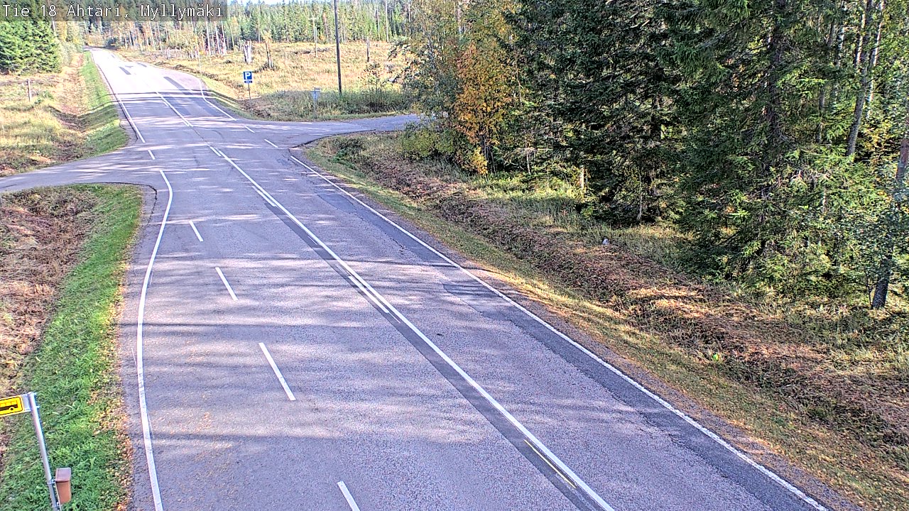 Weather Camera Image Väg 18 Etseri, Myllymäki, Ähtäri, Etelä-Pohjanmaa