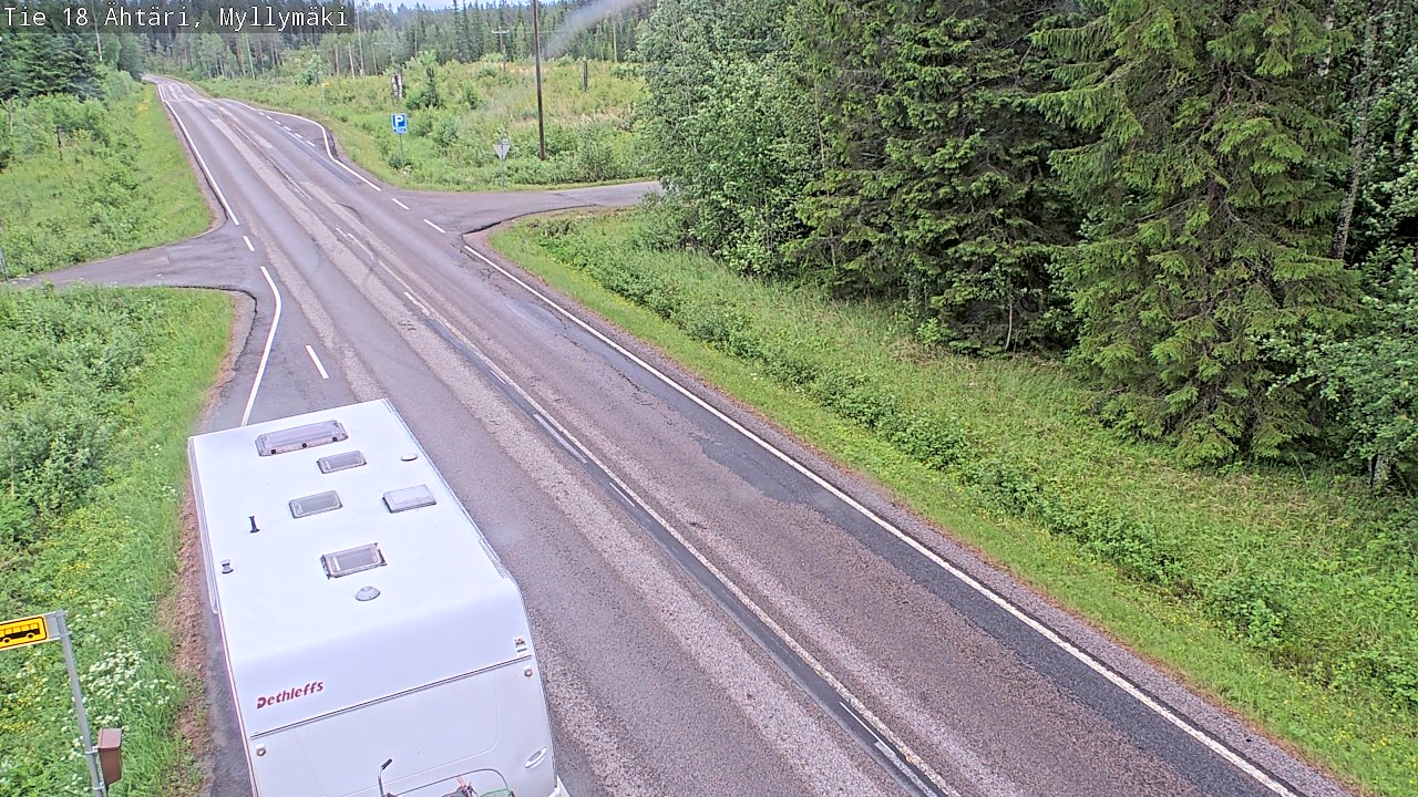 Weather Camera Image Väg 18 Etseri, Myllymäki, Ähtäri, Etelä-Pohjanmaa