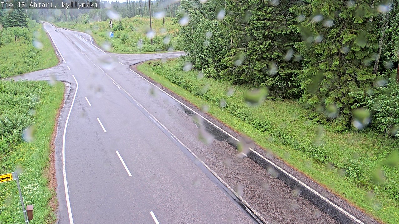 Weather Camera Image Väg 18 Etseri, Myllymäki, Ähtäri, Etelä-Pohjanmaa