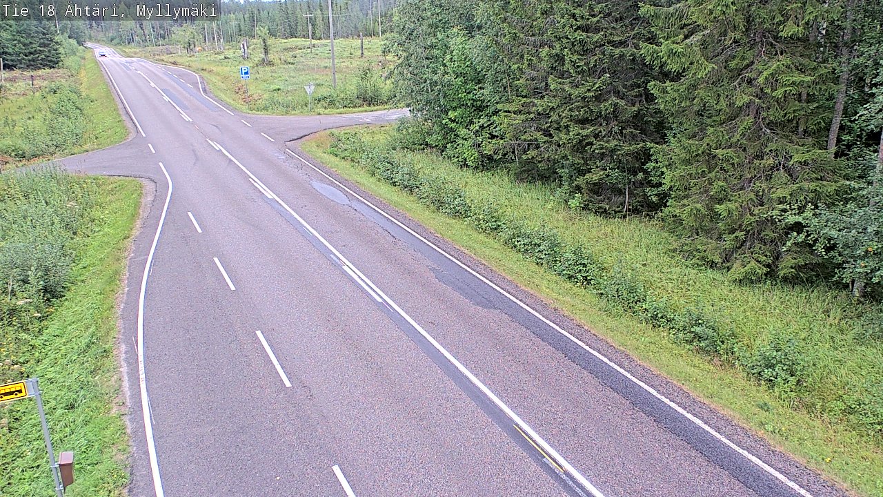 Weather Camera Image Väg 18 Etseri, Myllymäki, Ähtäri, Etelä-Pohjanmaa