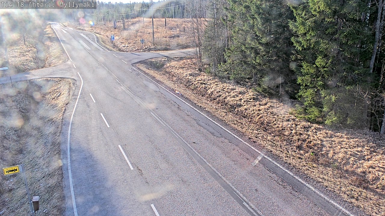 Weather Camera Image Road 18 Ähtäri, Myllymäki, Ähtäri, Etelä-Pohjanmaa