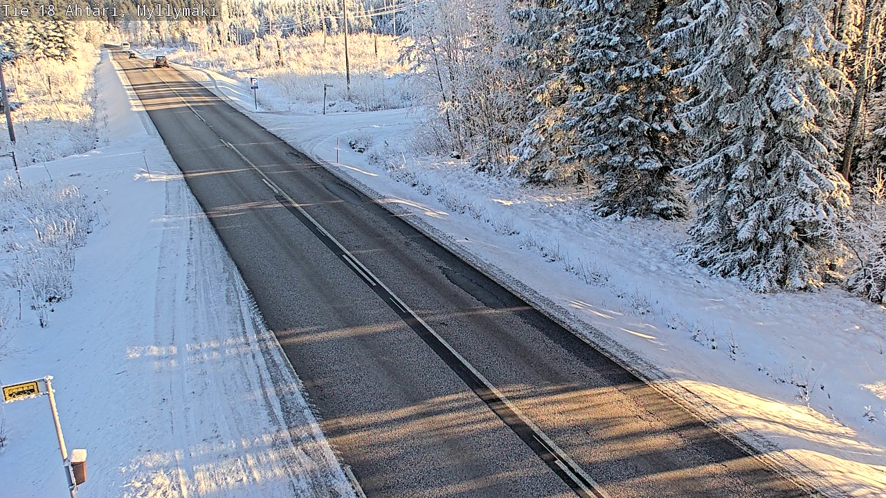 Weather Camera Image Road 18 Ähtäri, Myllymäki, Ähtäri, Etelä-Pohjanmaa