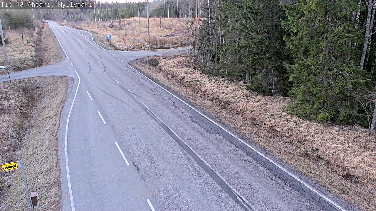 Weather Camera Image Väg 18 Etseri, Myllymäki, Ähtäri, Etelä-Pohjanmaa
