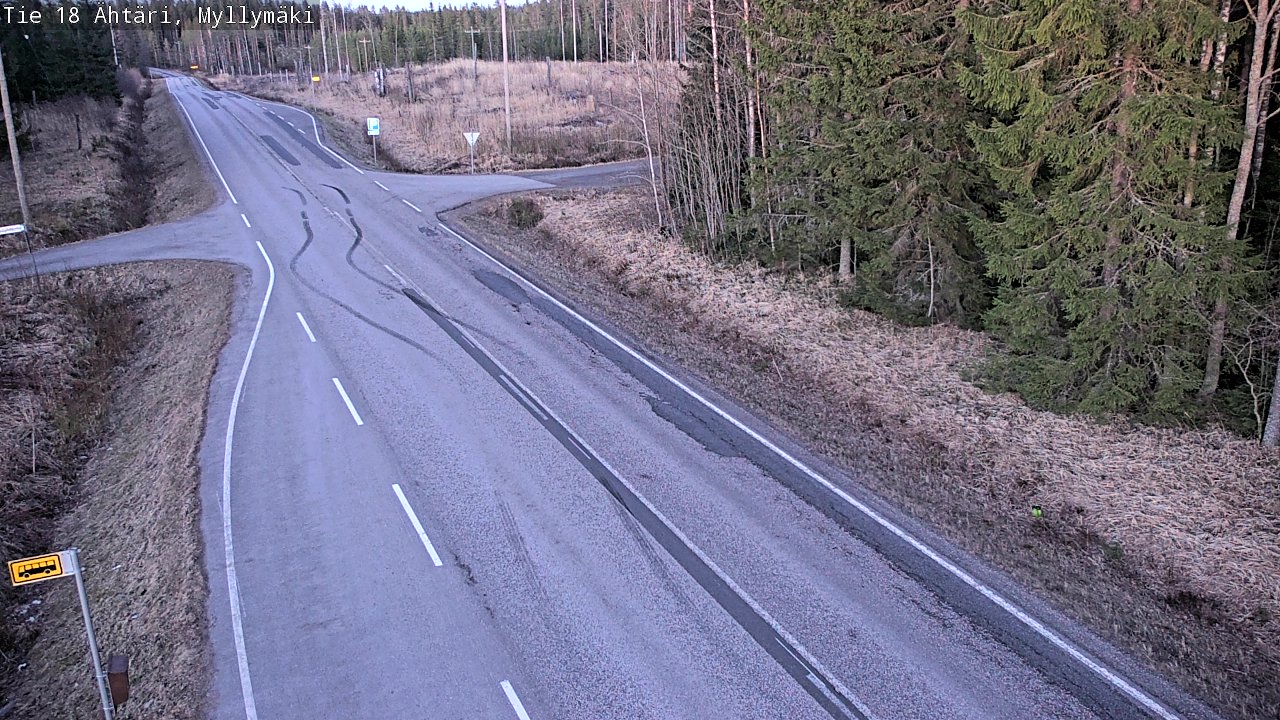 Weather Camera Image Road 18 Ähtäri, Myllymäki, Ähtäri, Etelä-Pohjanmaa