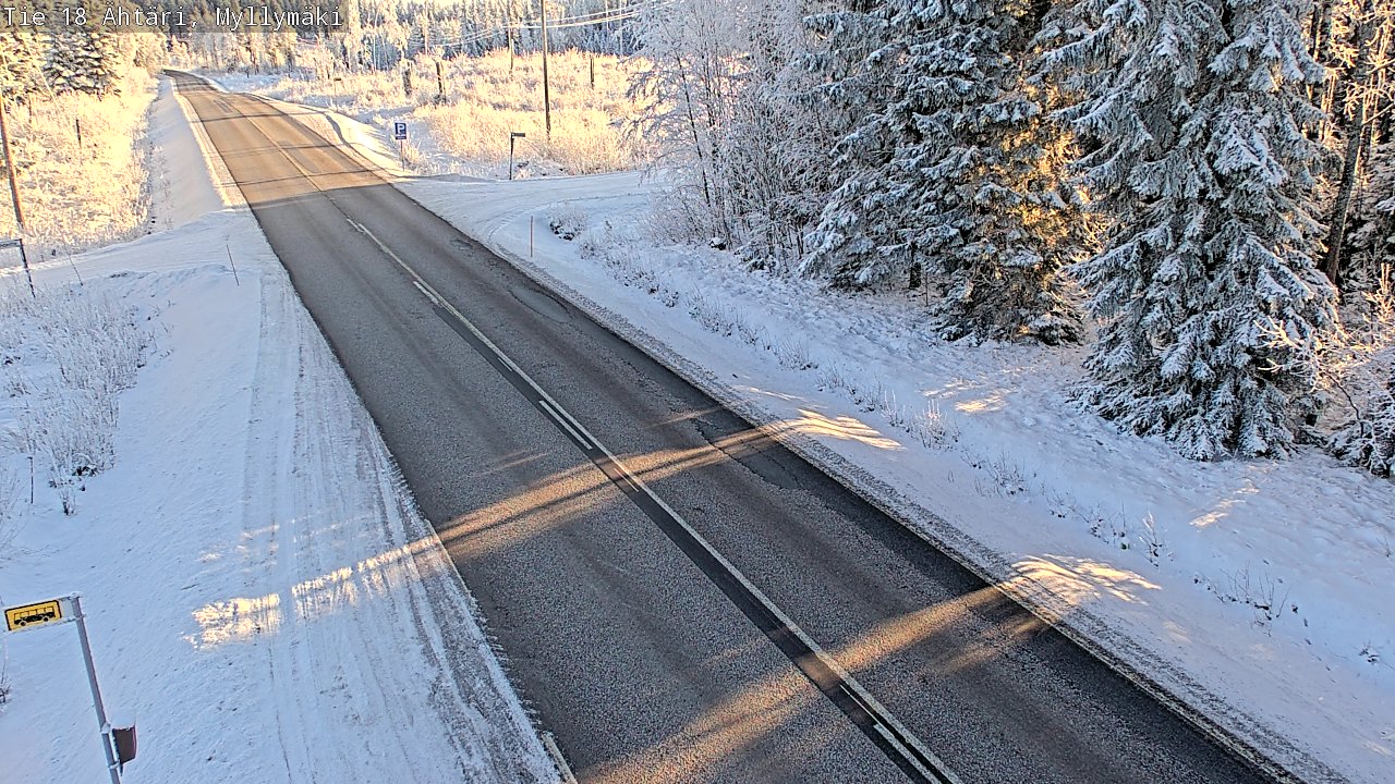 Weather Camera Image Road 18 Ähtäri, Myllymäki, Ähtäri, Etelä-Pohjanmaa