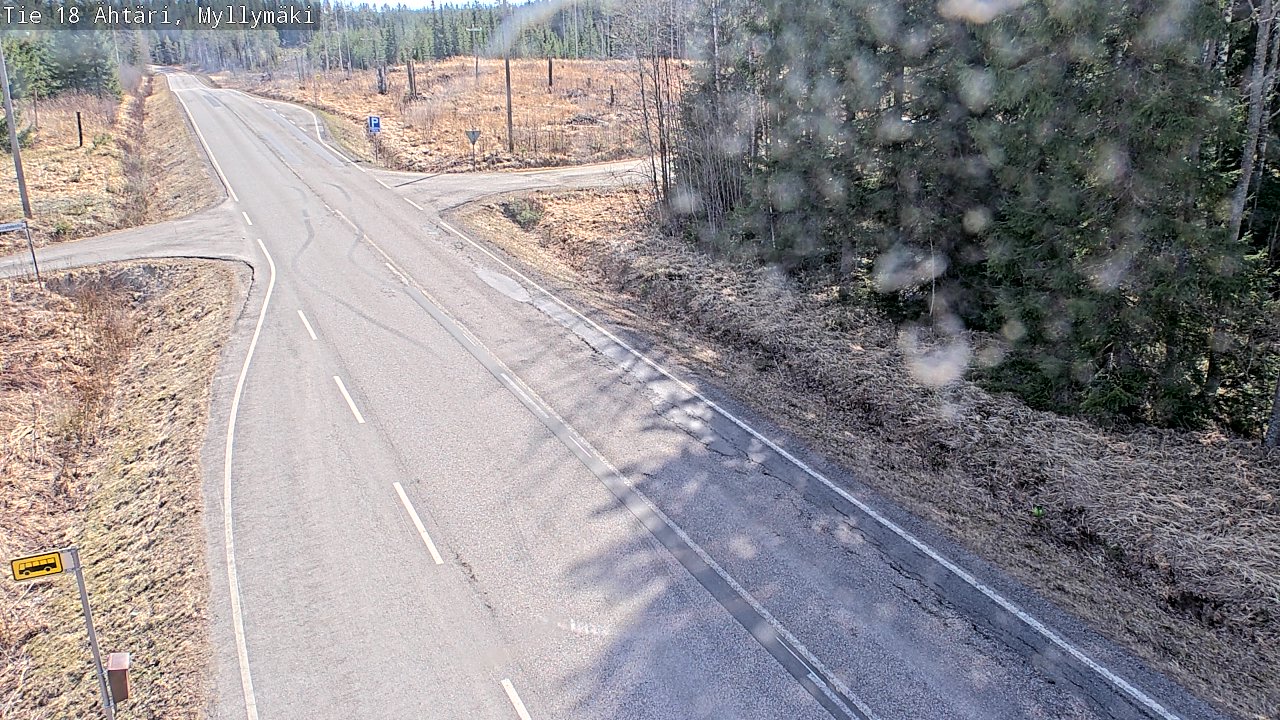 Weather Camera Image Road 18 Ähtäri, Myllymäki, Ähtäri, Etelä-Pohjanmaa