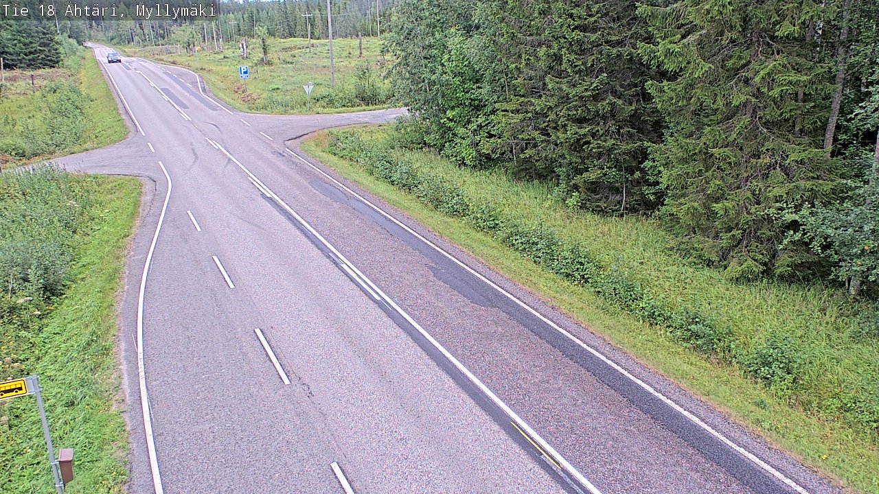 Weather Camera Image Väg 18 Etseri, Myllymäki, Ähtäri, Etelä-Pohjanmaa