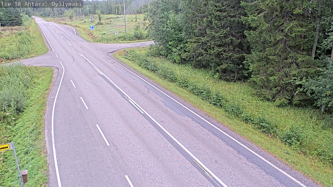 Weather Camera Image Road 18 Ähtäri, Myllymäki, Ähtäri, Etelä-Pohjanmaa