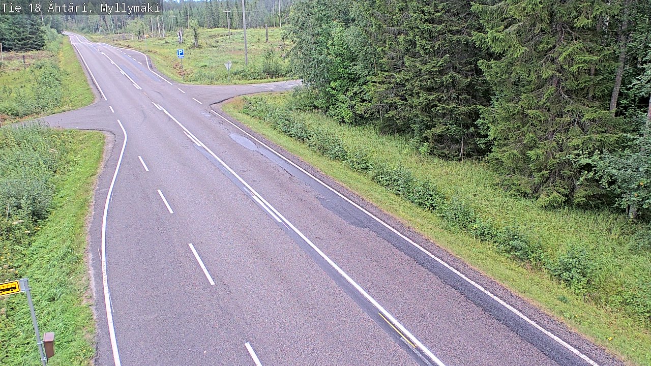 Weather Camera Image Väg 18 Etseri, Myllymäki, Ähtäri, Etelä-Pohjanmaa
