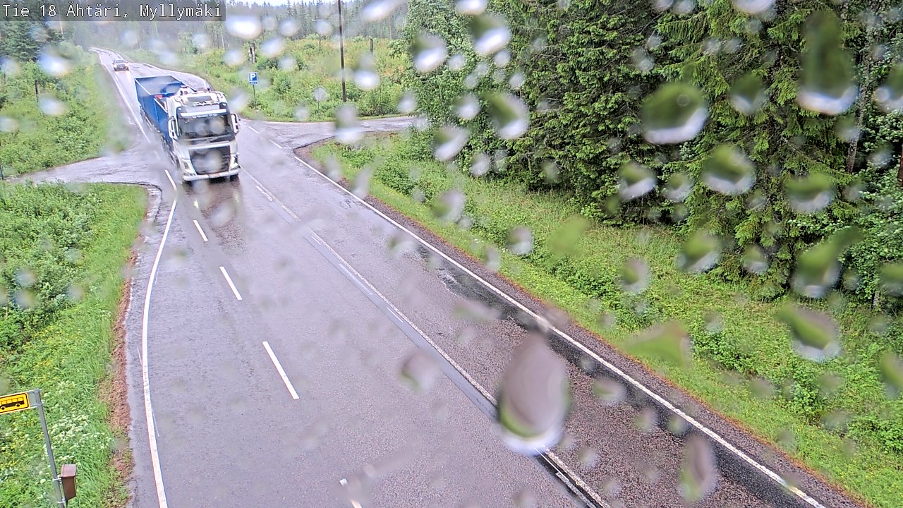 Weather Camera Image Väg 18 Etseri, Myllymäki, Ähtäri, Etelä-Pohjanmaa