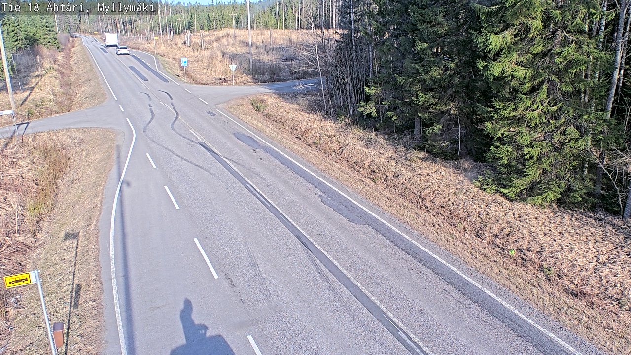 Weather Camera Image Road 18 Ähtäri, Myllymäki, Ähtäri, Etelä-Pohjanmaa