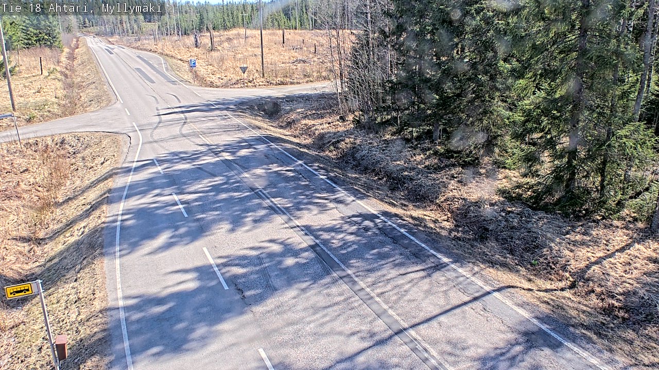 Weather Camera Image Road 18 Ähtäri, Myllymäki, Ähtäri, Etelä-Pohjanmaa