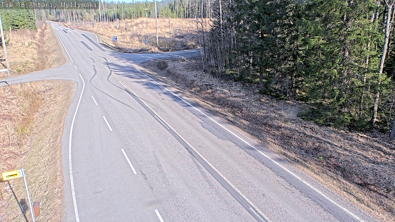 Weather Camera Image Road 18 Ähtäri, Myllymäki, Ähtäri, Etelä-Pohjanmaa