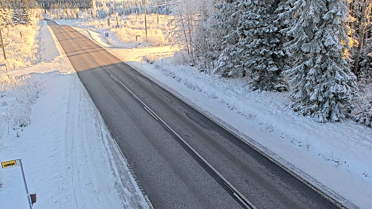 Weather Camera Image Road 18 Ähtäri, Myllymäki, Ähtäri, Etelä-Pohjanmaa