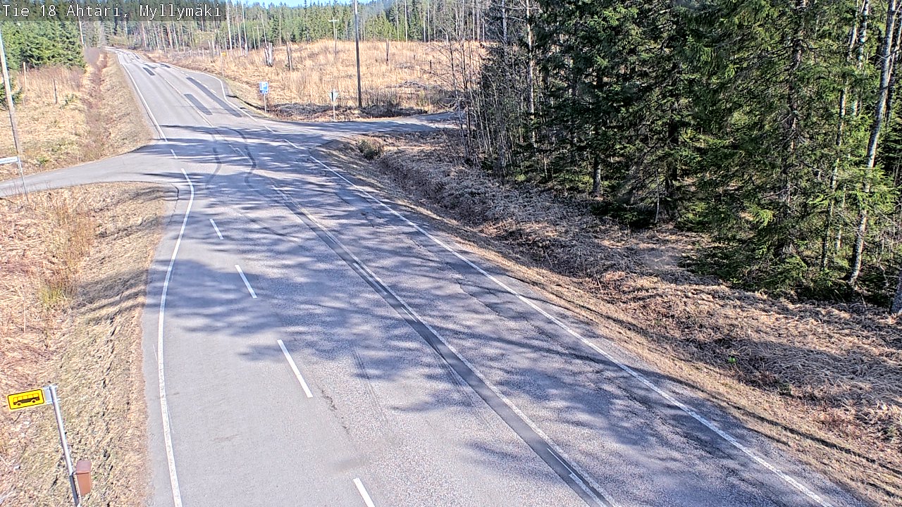 Weather Camera Image Road 18 Ähtäri, Myllymäki, Ähtäri, Etelä-Pohjanmaa
