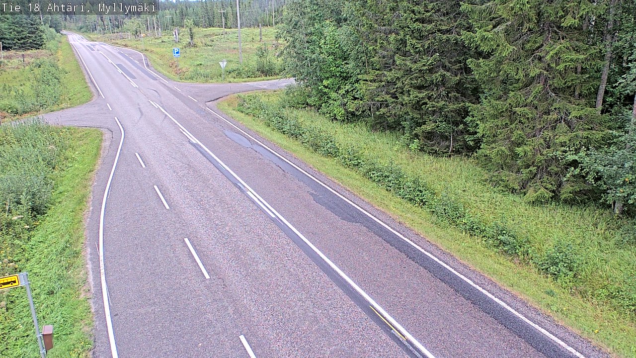 Weather Camera Image Väg 18 Etseri, Myllymäki, Ähtäri, Etelä-Pohjanmaa
