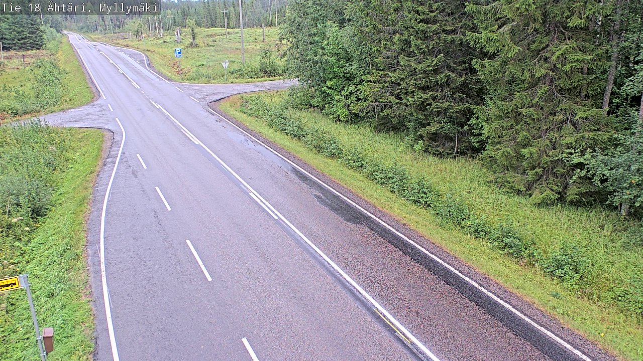 Weather Camera Image Väg 18 Etseri, Myllymäki, Ähtäri, Etelä-Pohjanmaa